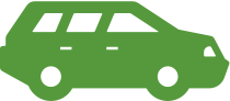 Green estate car shape 2